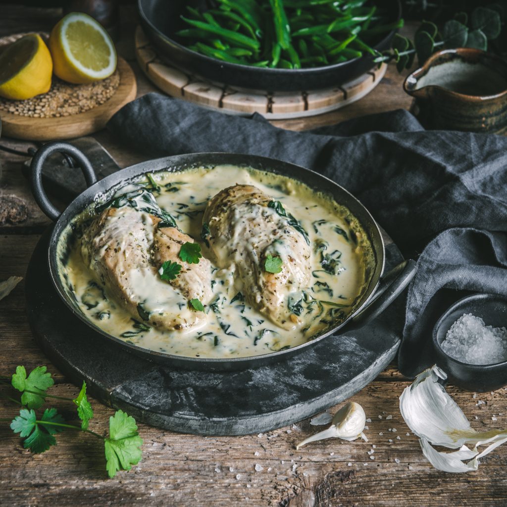 Chicken Breasts with Truffle Sauce