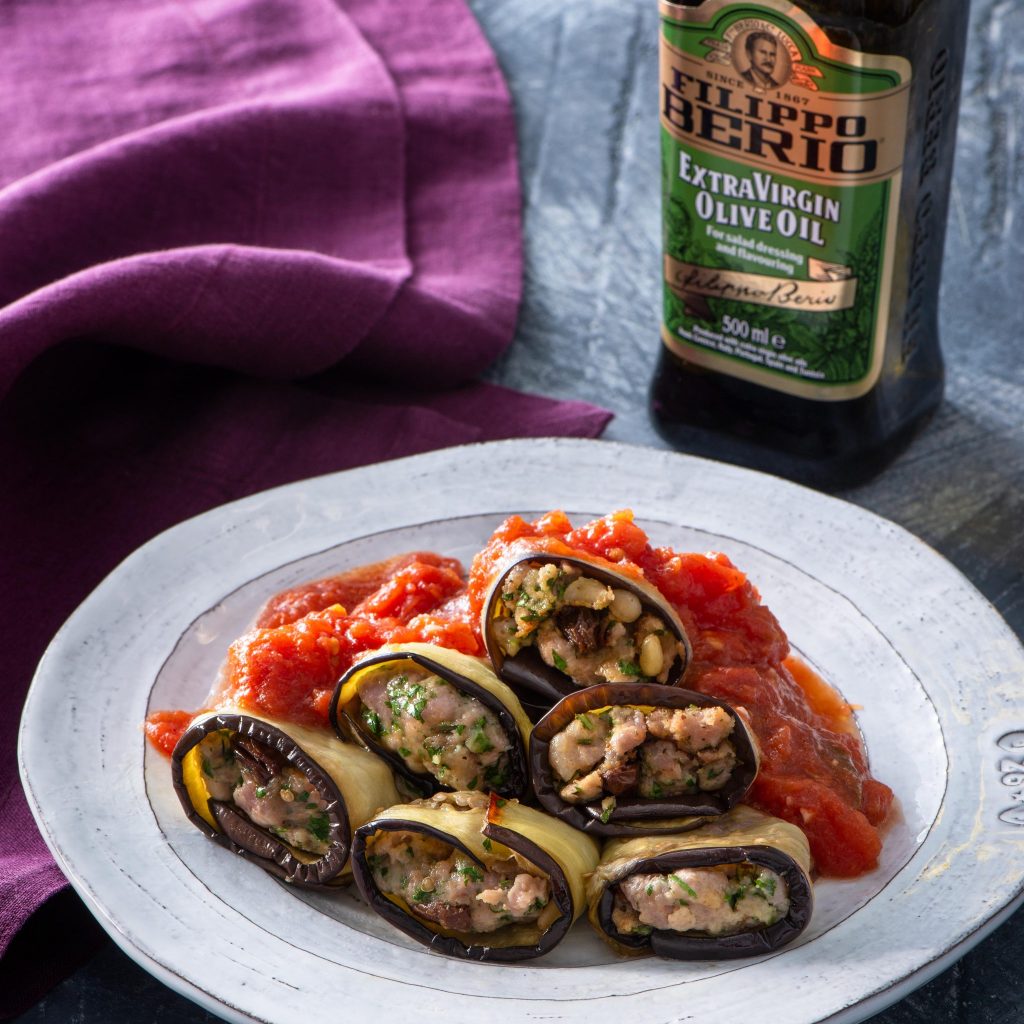 Paola’s Sicilian Aubergine Rolls