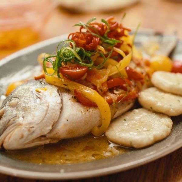 Kerth Gumbs’ Jerk Steam Seabream & Coconut Dumplings