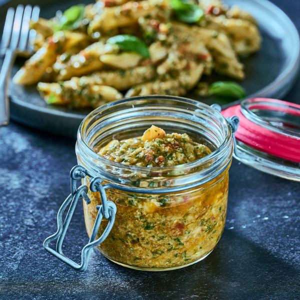 Sicilian Pesto (with almonds and tomatoes)