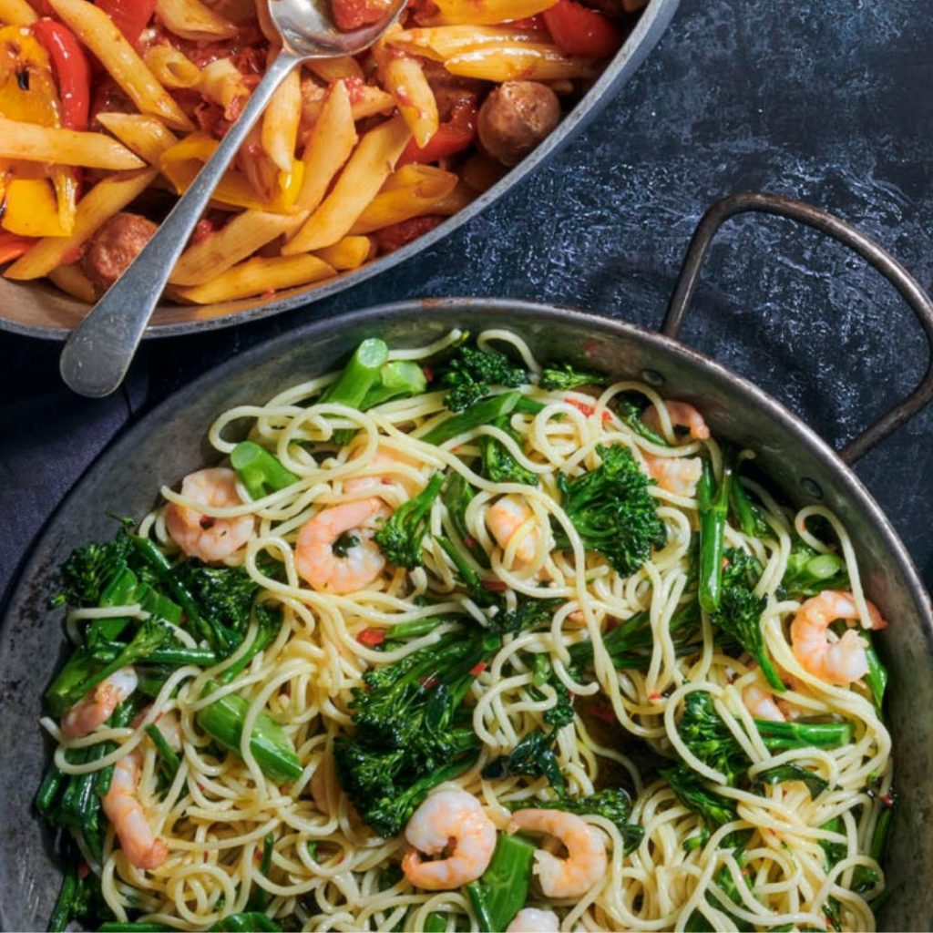 Prawn, Chilli and Tenderstem Broccoli Spaghetti