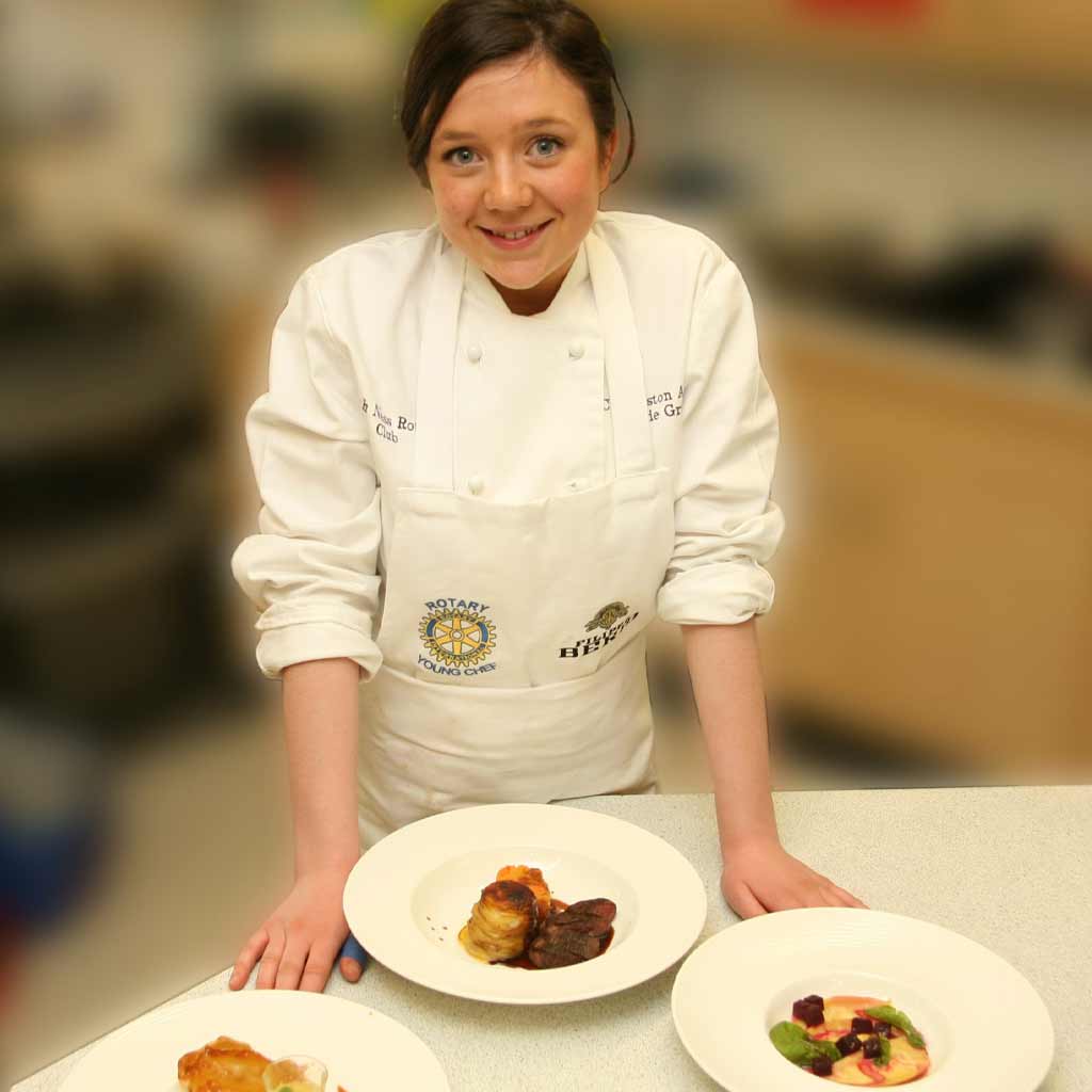 Caitlin Crowned Rotary Young Chef of the Year