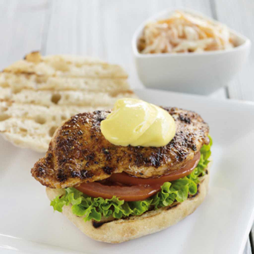 Chicken Burger with Home-Made mayonnaise