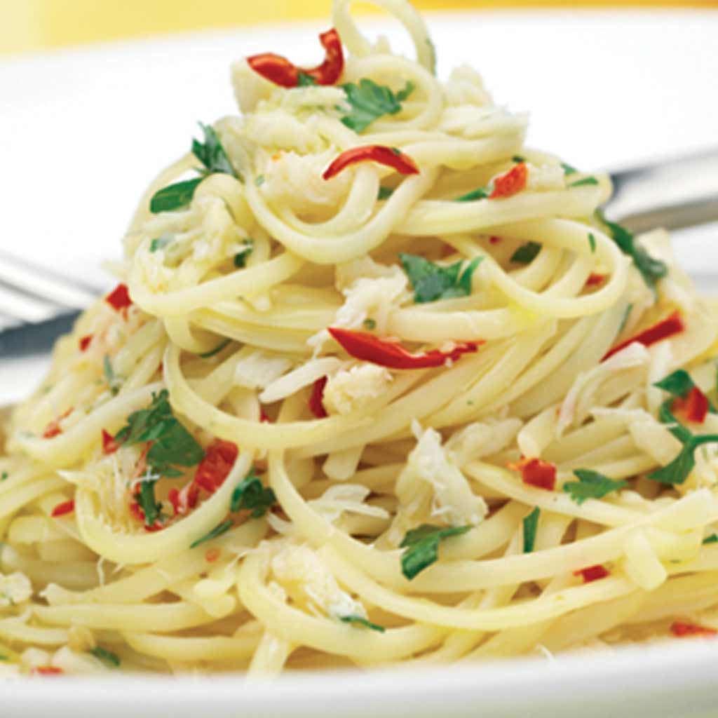 Linguine with Crab