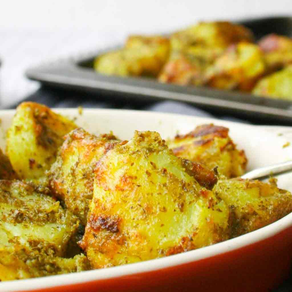 Pesto Roasted Potatoes