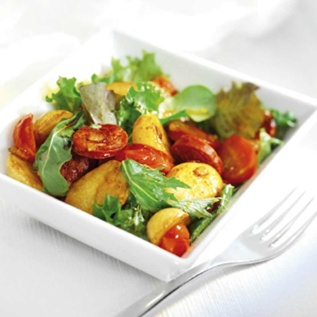 Warm Potato and Chorizo Salad