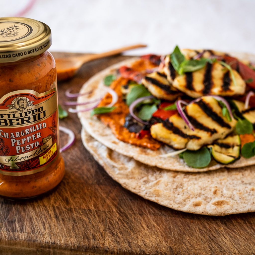 Grilled Halluomi Wraps