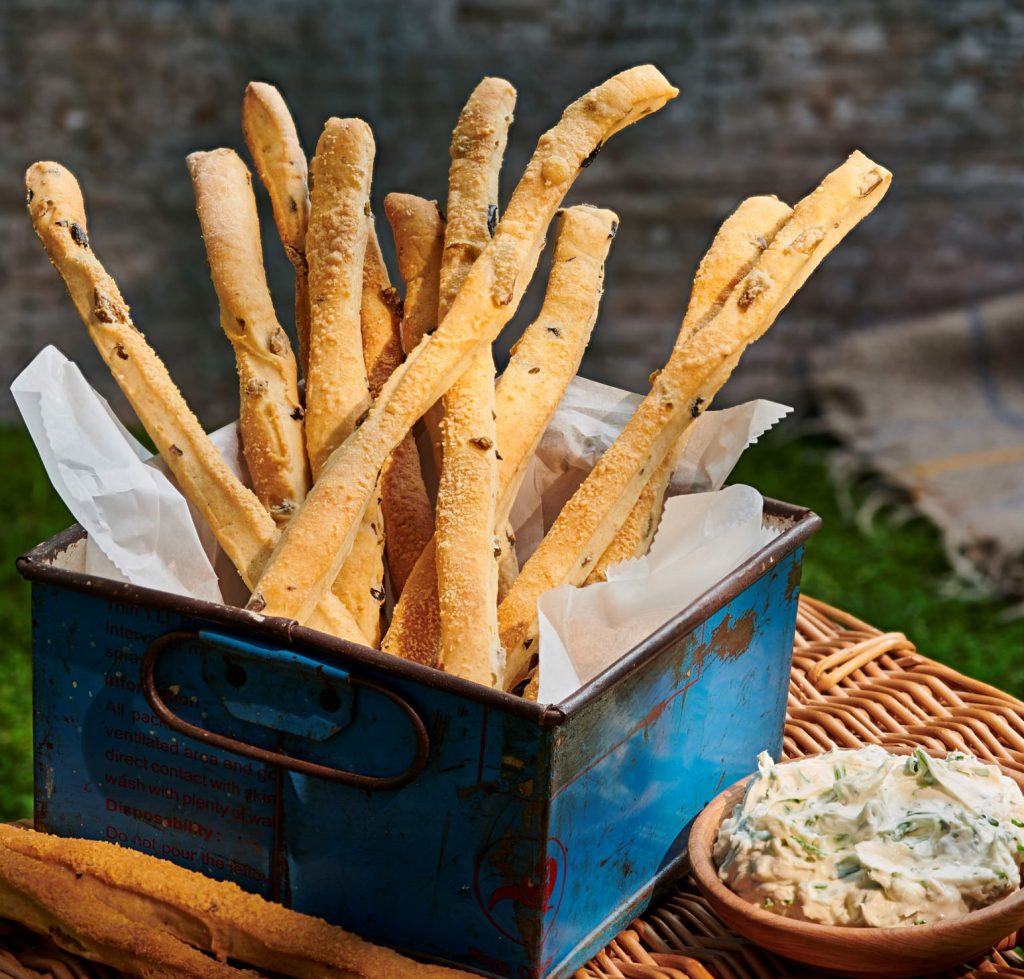 Olive and Parmesan Grissini