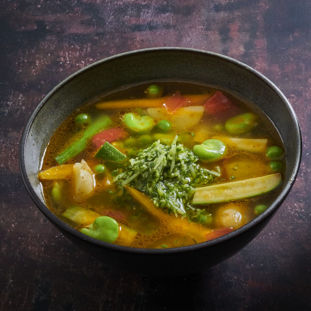 Spring Vegetable Pistou Soup
