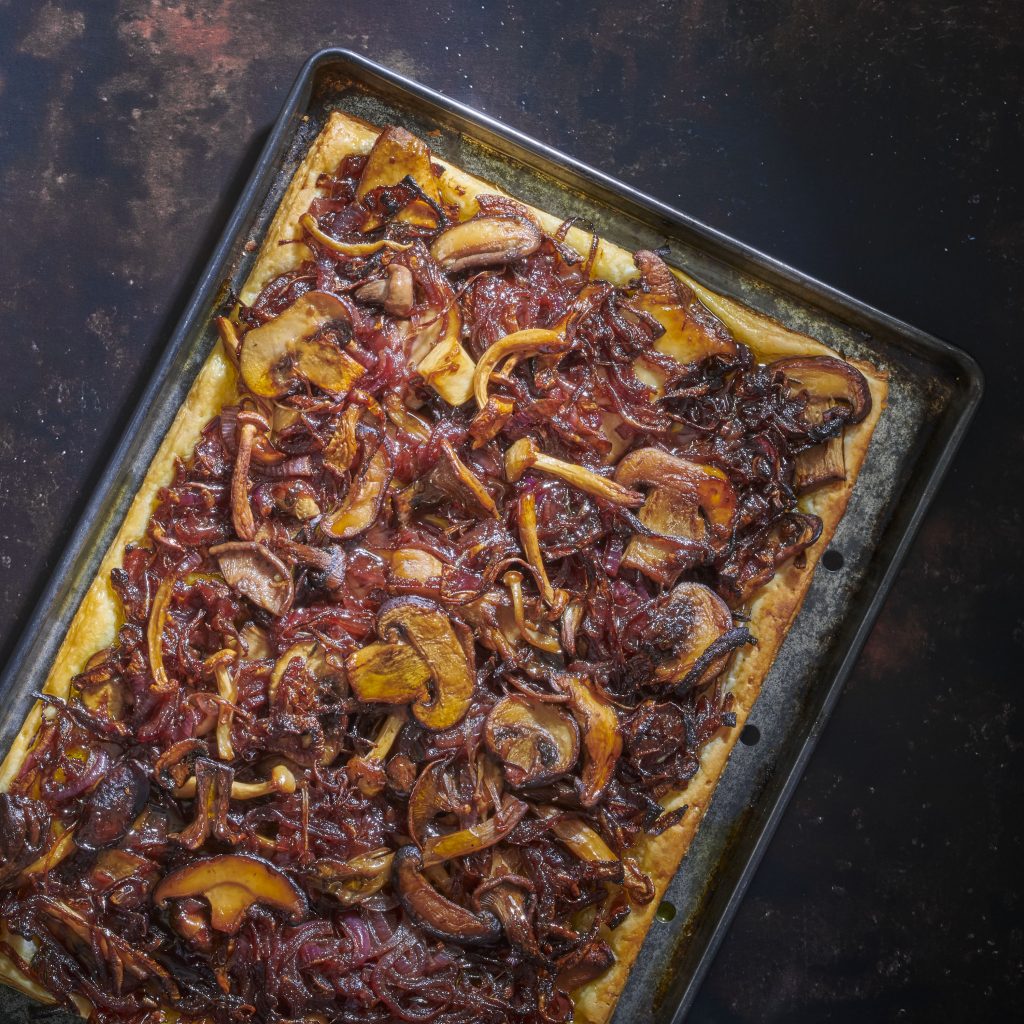 Caramelised Onion and Mushroom Pissaladiere