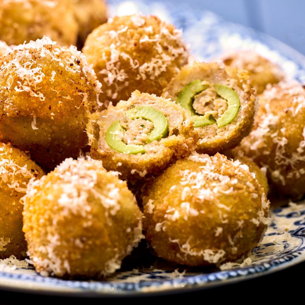 Olive Ascolane Deep fried stuffed Olives