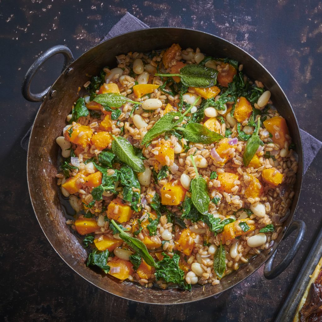 Spelt Risotto with Butternut Squash