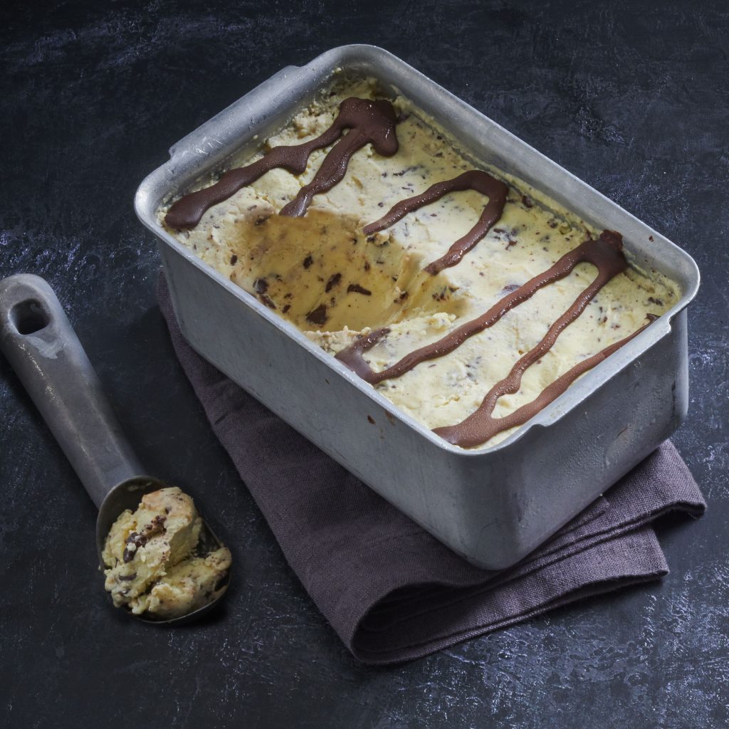 Stracciatella Olive Oil Ice Cream
