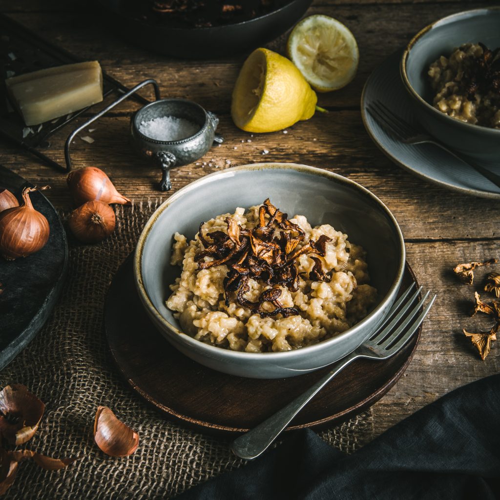 Risotto with Truffle and Wild Mushrooms