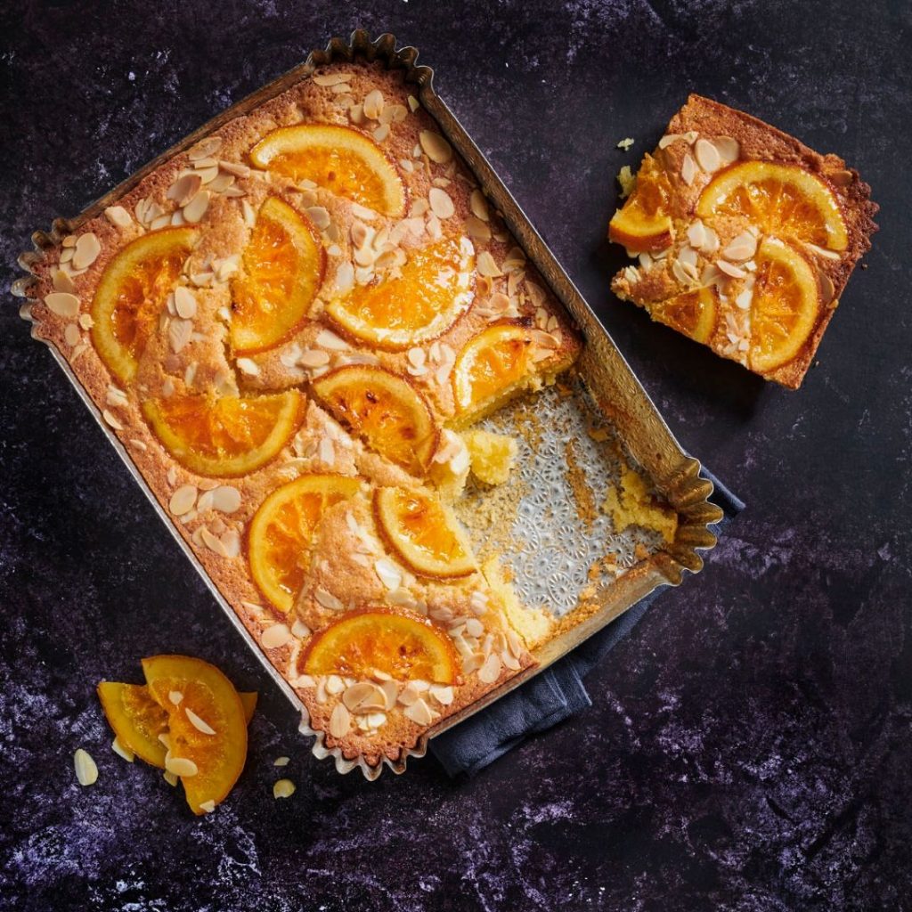 Orange and Almond Tray Bake
