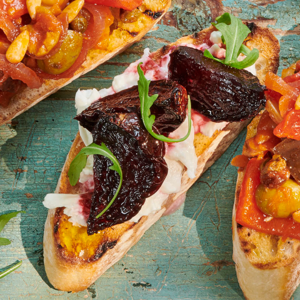 Roasted Beets and Buffalo Mozzarella