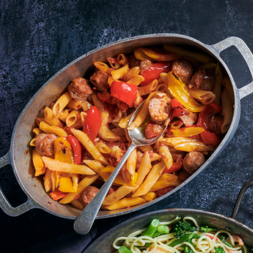 Spicy Sausage and Tomato Pasta