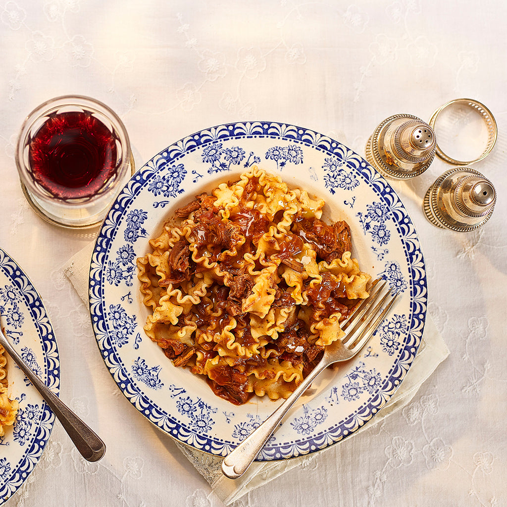 Venison Ragu with Reginette Pasta