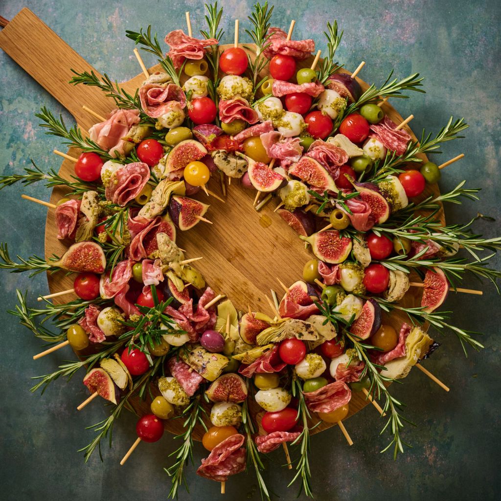 Build Your Own Antipasti Wreath
