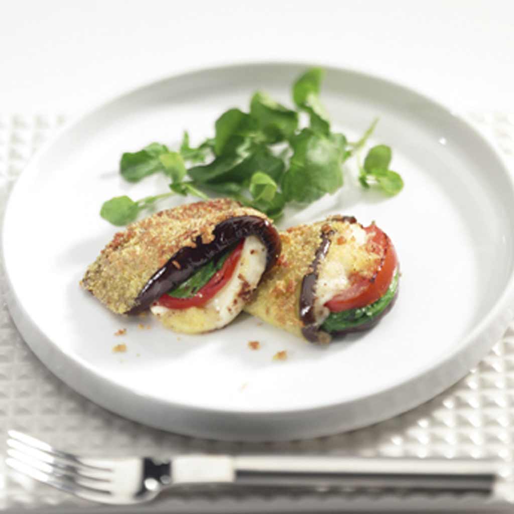 Aubergine, Tomato & Parmesan Bake