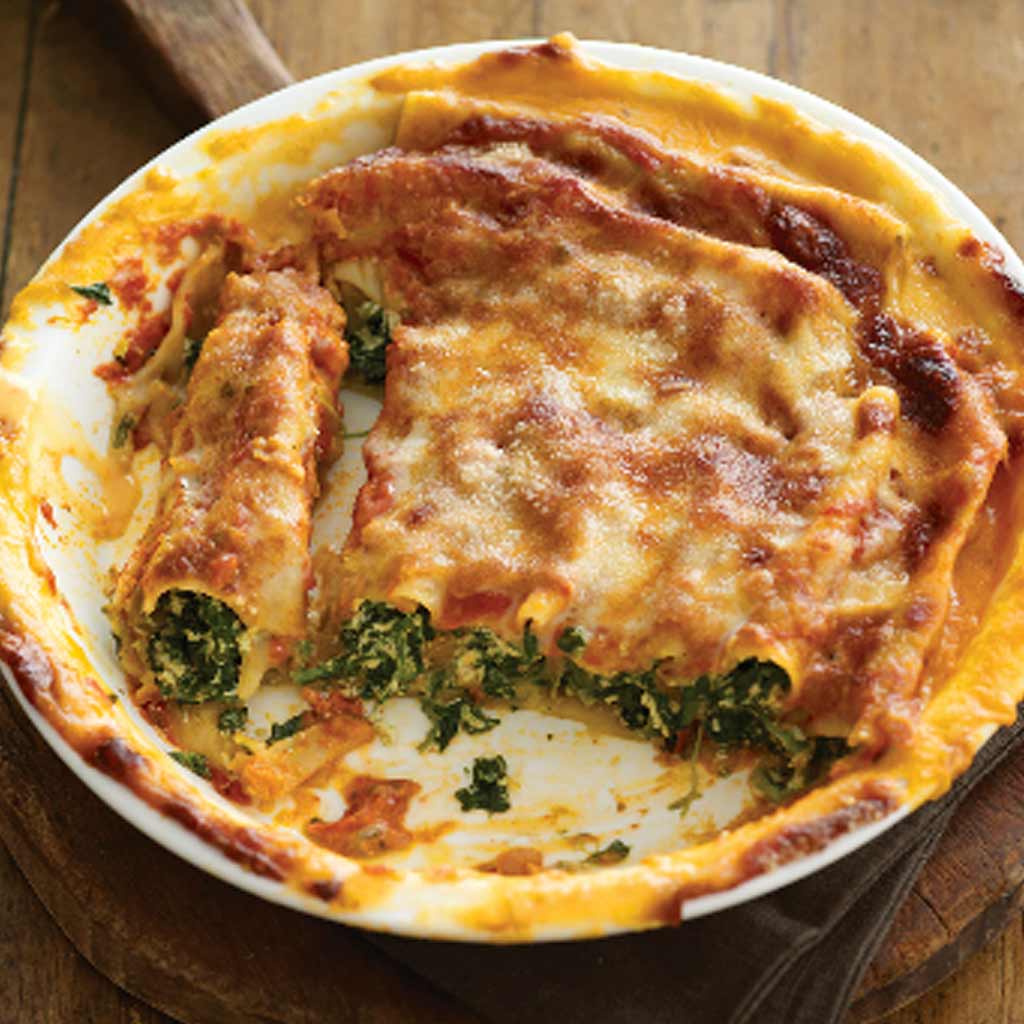 Cannelloni with Ricotta & Spinach