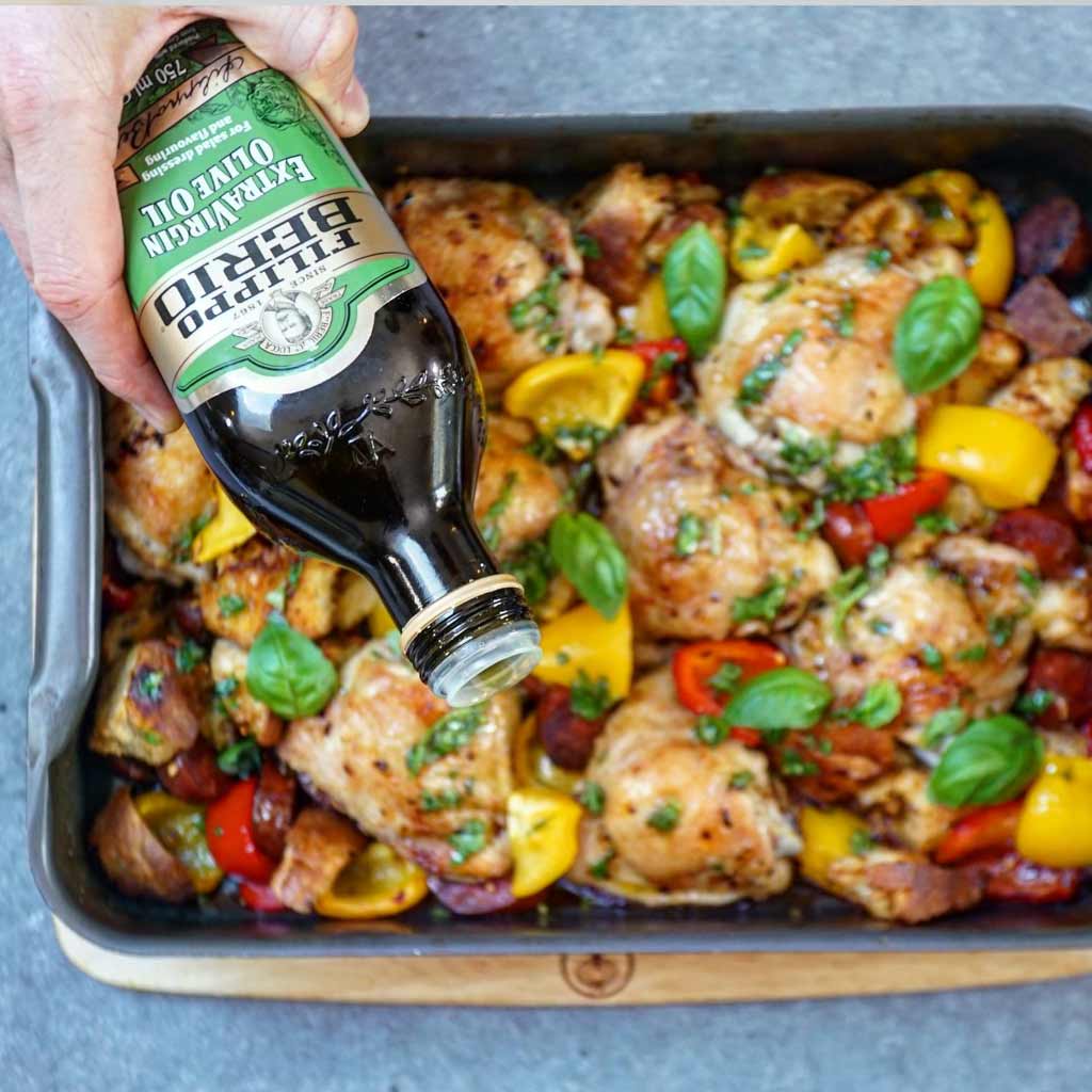 Chicken & Chorizo Traybake