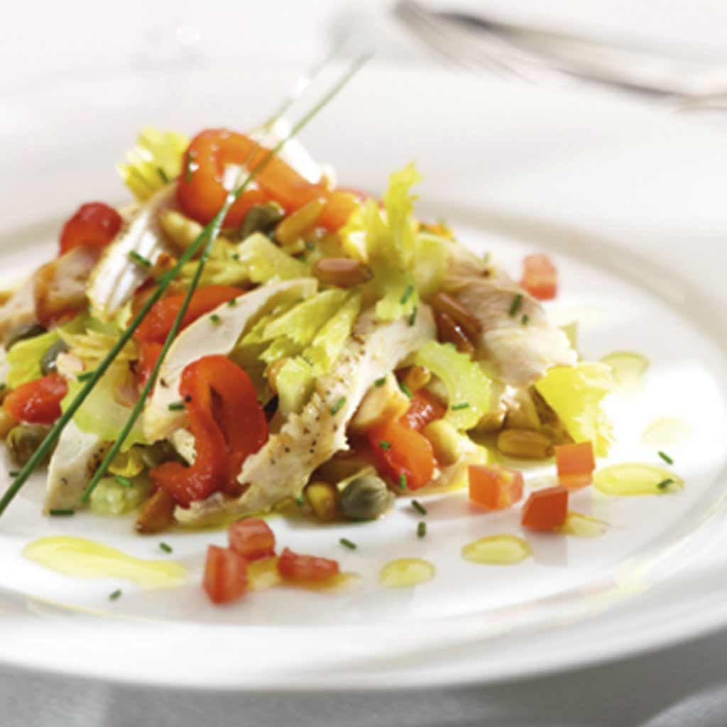 Chicken Salad with Pine nuts