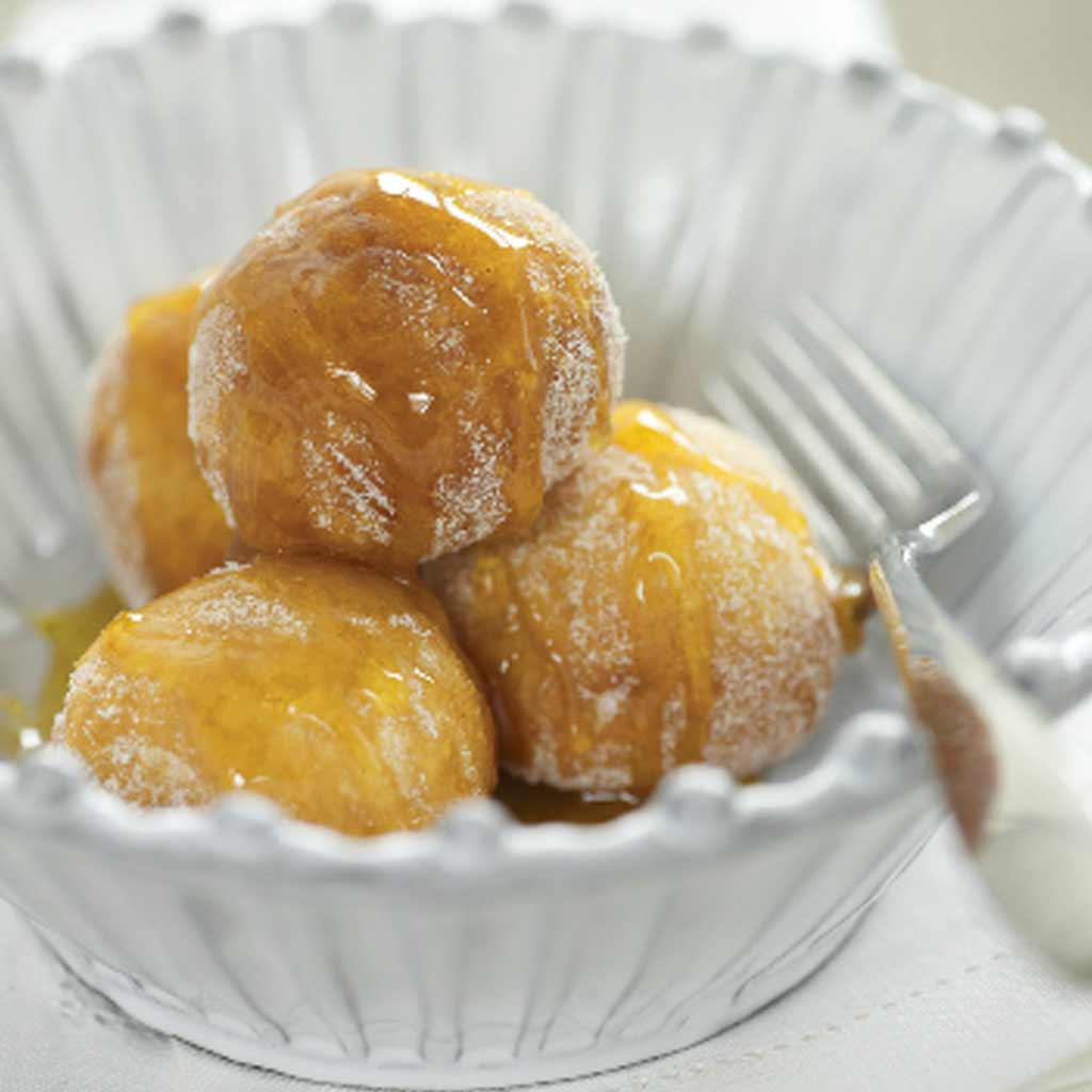 Crispelle with Honey Syrup