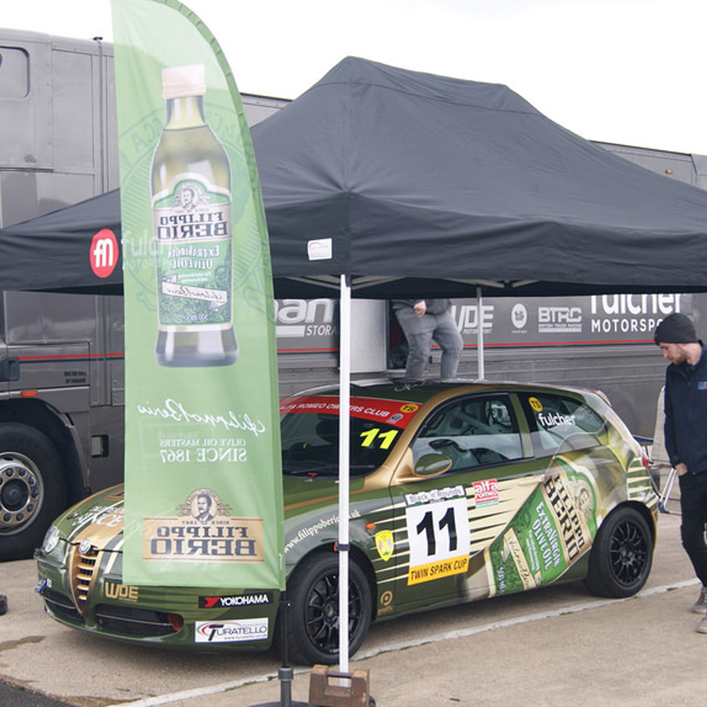 The Filippo Berio Alfa Romeo's first debut at Silverstone!