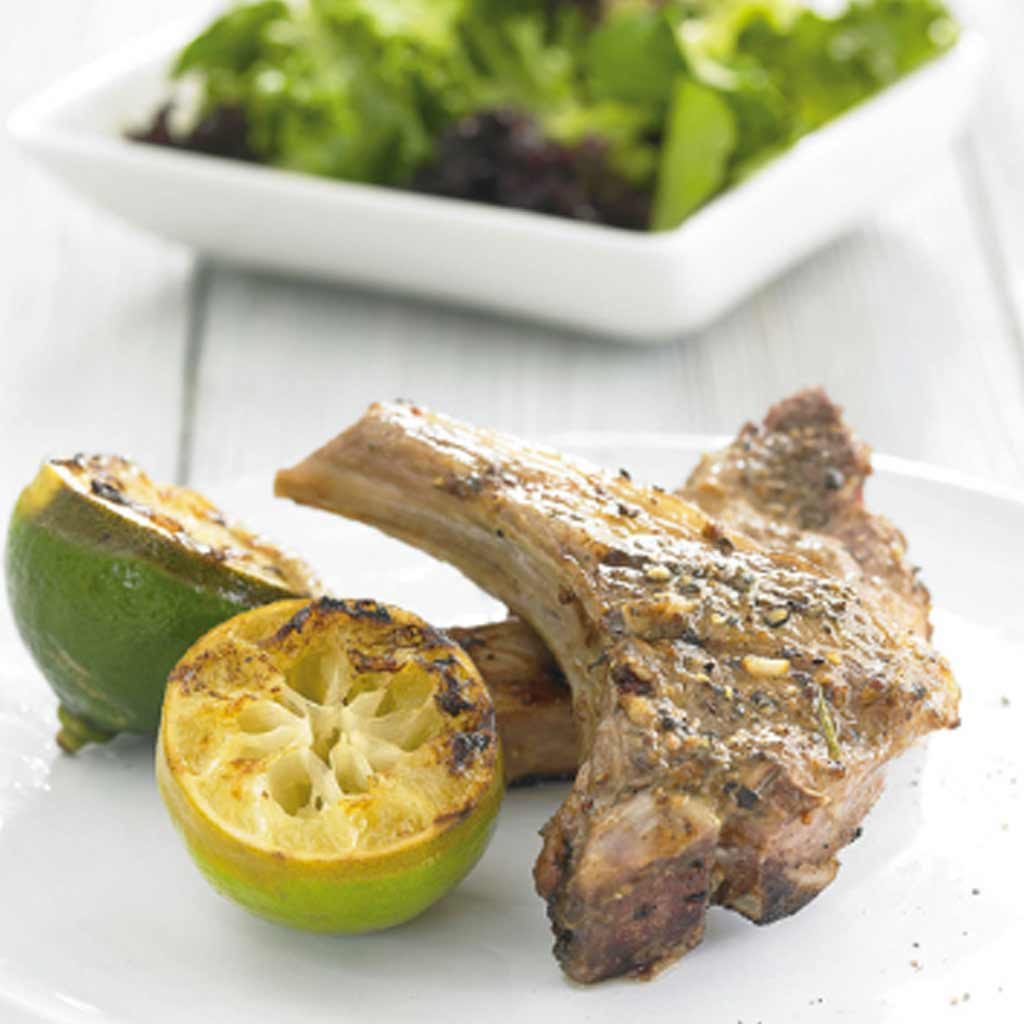 Lamb Chops with Garlic