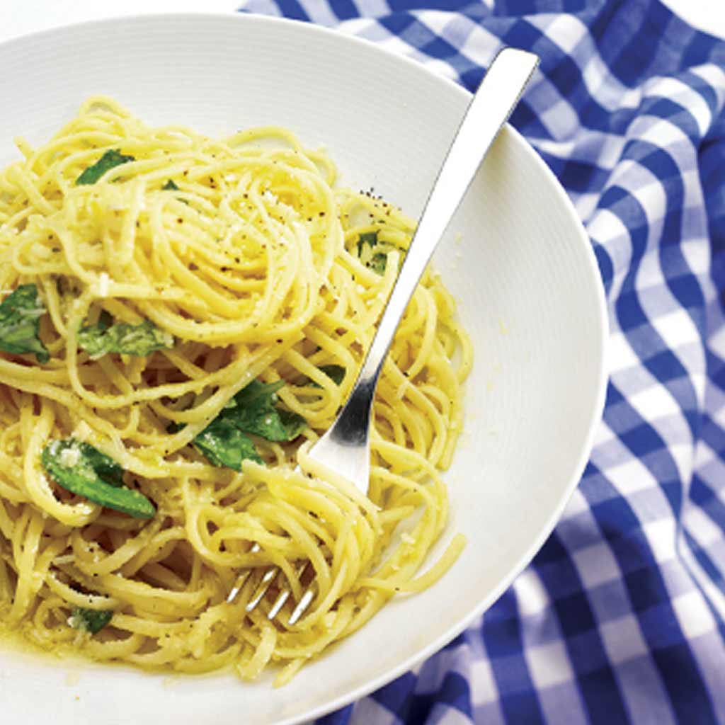 Linguine with Lemon and Basil