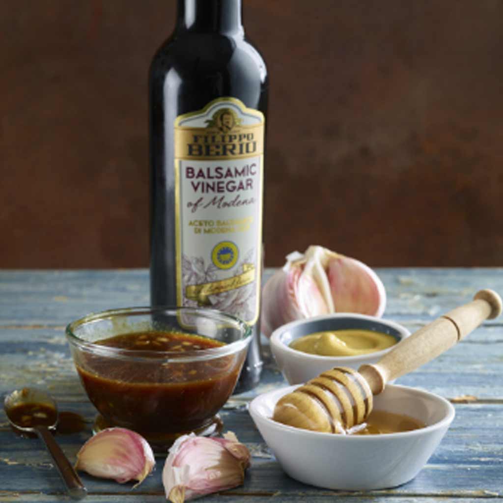 Honey and Mustard Marinade with Balsamic Vinegar