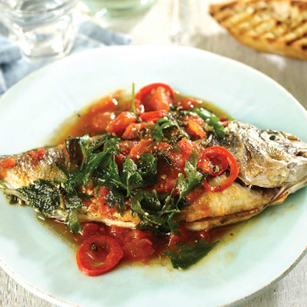Orata all’Acqua Pazza – Sea Bream in “Crazy Water”