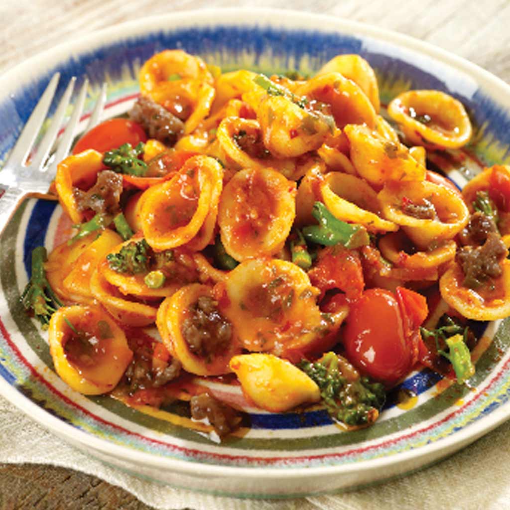 Orecchiette With Broccoli & Spicy Tomato