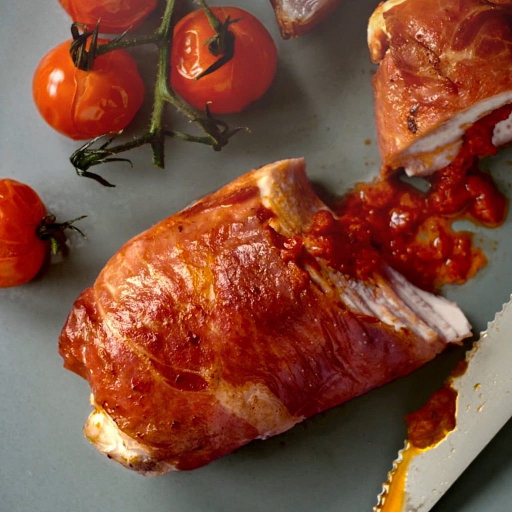 Sundried tomato pesto stuffed chicken