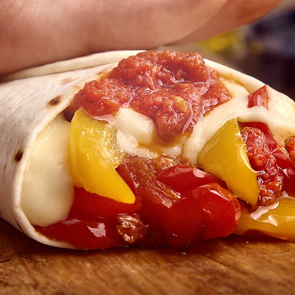 Sundried Tomato Pesto & Peperonata Wraps