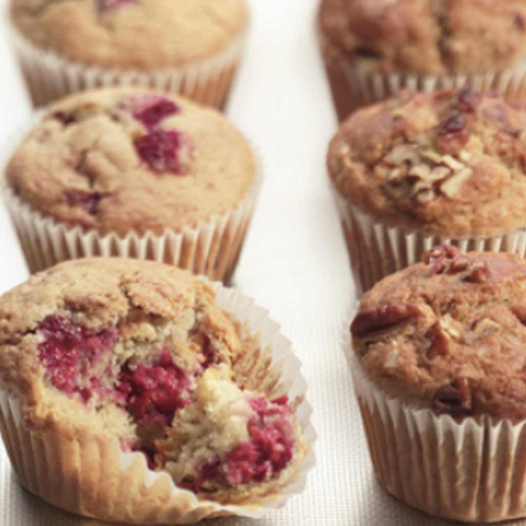 Raspberry & Vanilla Muffins