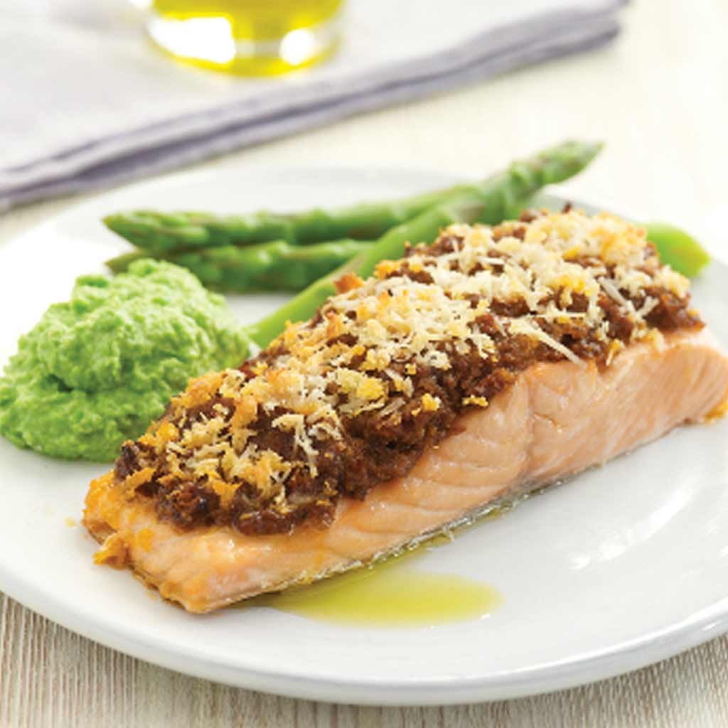 Salmon with Pesto