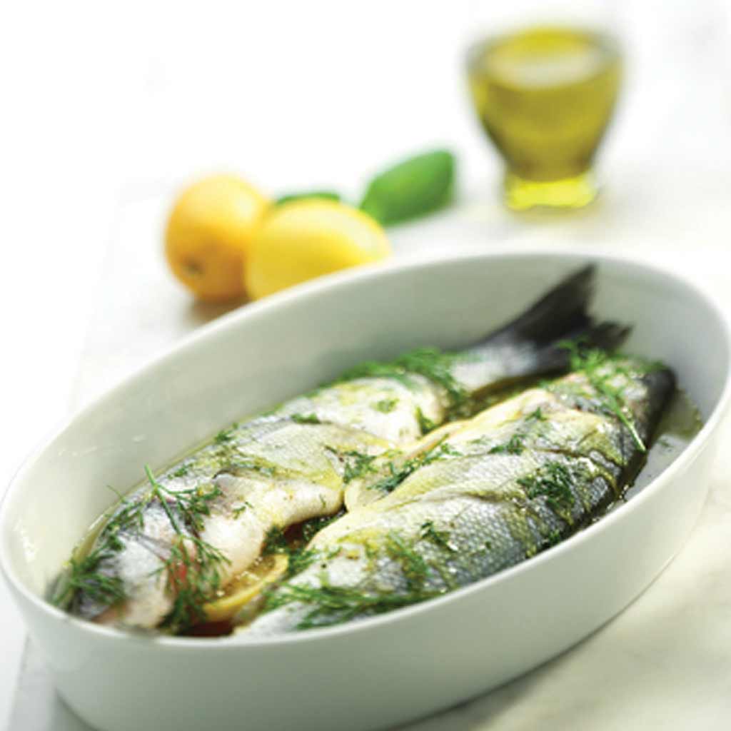 Sea Bass with Lemon and Dill
