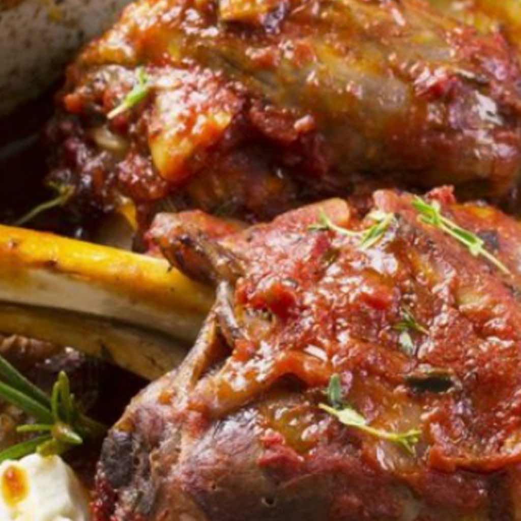 Sweet & Sour Lamb Shanks