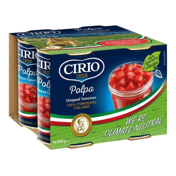 Polpa Chopped Tomatoes 4 x 400g image 0