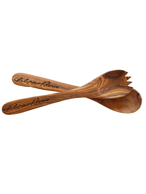Olive Wood Salad Servers image 0